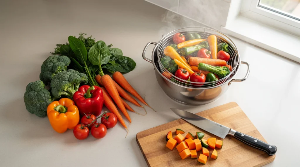 vitamines légumes cuisson